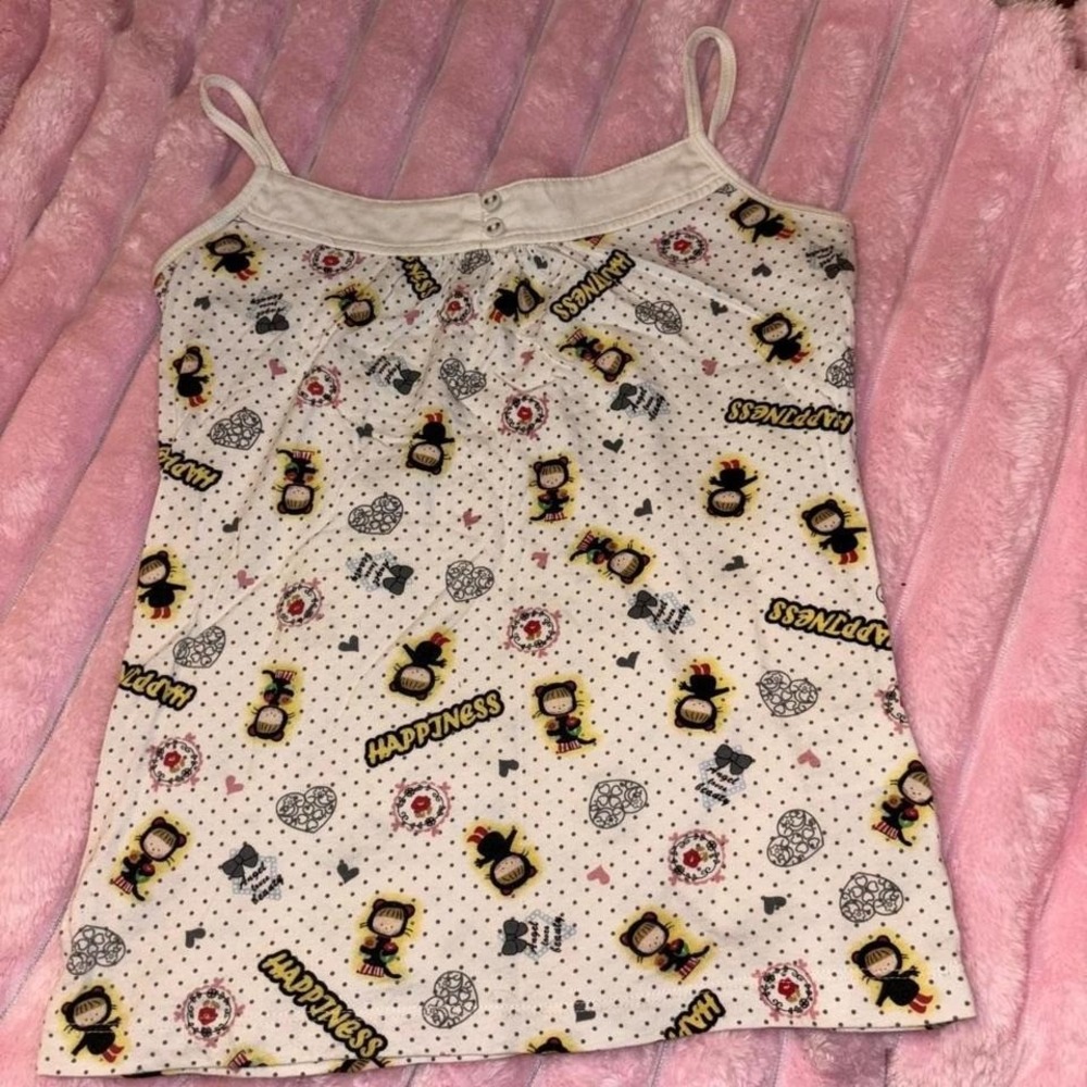 Y2K coquette tank top size small